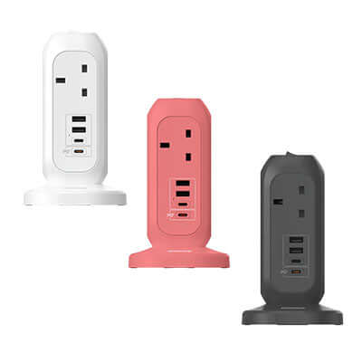 Momax OnePlug 7-Outlet Power Strip With USB by Corporate Gift Store Singapore