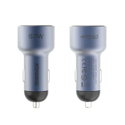 Momax MoVe Dual Port Car Charger 67W