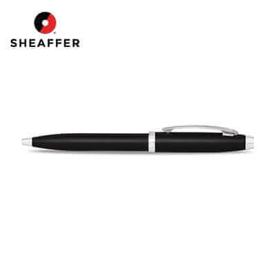 Sheaffer® Matte Black Ballpoint Pen With Chrome Trims by Corporate Gift Store Singapore