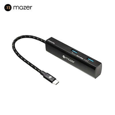 Mazer InfiniteLink Slim USB C Hub 4-in-1 USB-A x 4 by Corporate Gift Store Singapore