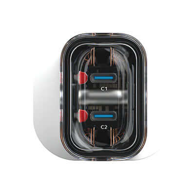 Momax 1-Charge Flow 2-Port GaN Charger 35W by Corporate Gift Store Singapore