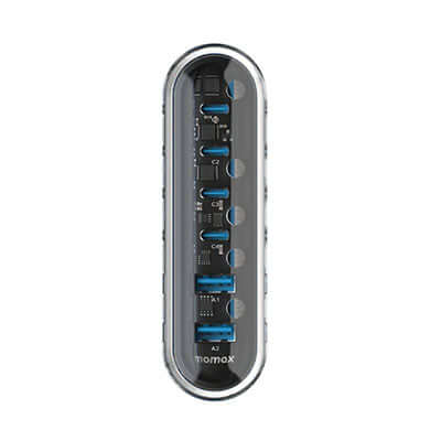 Momax 1-Charge Flow+ 6-Port GaN Charger 120W by Corporate Gift Store Singapore