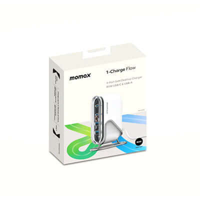 Momax 1-Charge Flow 4-Port GaN Charger 80W by Corporate Gift Store Singapore