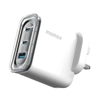 Momax 1-Charge Flow+ 3-Port GaN Charger 80W by Corporate Gift Store Singapore