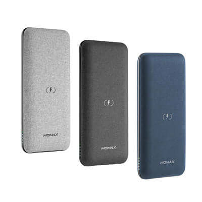Momax Q.Power Touch Wireless Charging Power Bank 10000mAh by Corporate Gift Store Singapore