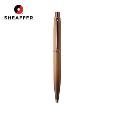 Sheaffer® Coffee Edition Matt Brown Ballpoint Pen with Regal Brown PVD Trims by Corporate Gift Store Singapore