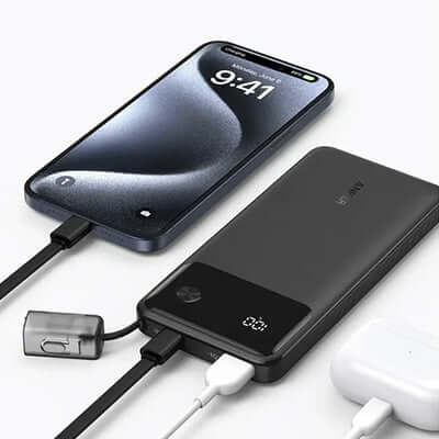 Anker Powercore Powerbank 10000mAh 22.5W Portable Charger with USB C Cable (A1388) by Corporate Gift Store Singapore