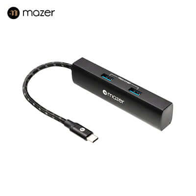 Mazer InfiniteLink Slim USB C Hub 4-in-1 USB-A x 2 USB C x 2 by Corporate Gift Store Singapore