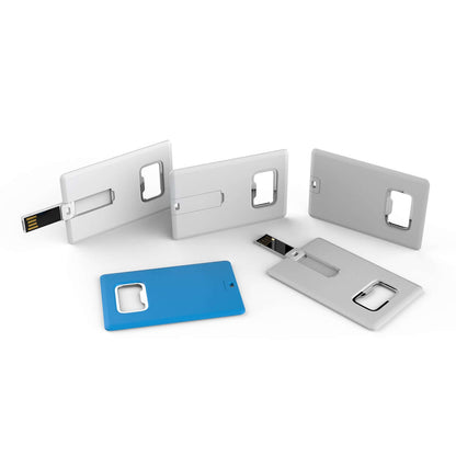UK70 Card USB Flash Drive with Beer Opener by Corporate Gift Store Singapore