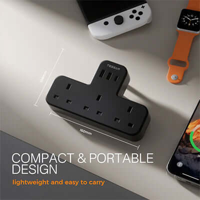 TESSAN Multi-Ports Extension Wall Plug by Corporate Gift Store Singapore