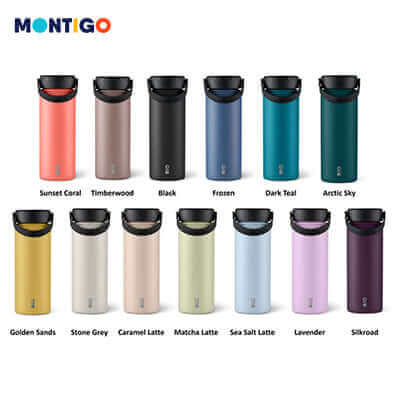 Various colors of Ace Bottle Medium displayed in a grid, showcasing styles perfect for Corporate Gift Store.