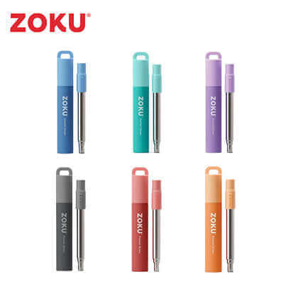 Zoku Two Tone Pocket Straw by Corporate Gift Store Singapore