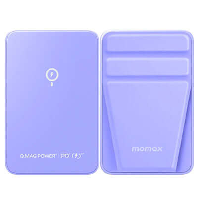 Momax Q.Mag Power 9 Magnetic Wireless Power Bank with Stand 5000mAh