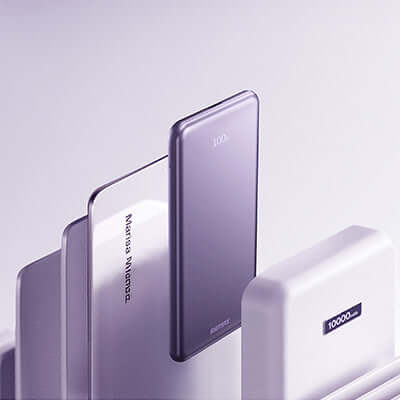 Remax FP-15 Ultra Slim Fast Charging Powerbank 10000mAh in modern design with sleek finish