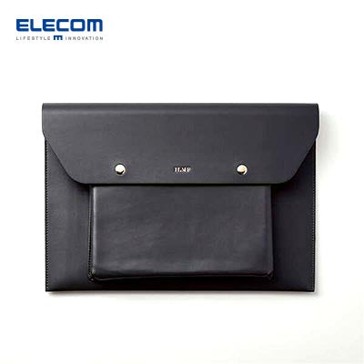 ELECOM BM-IBEM01 14" Laptop Sleeve Leather by Corporate Gift Store Singapore