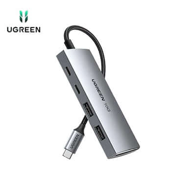 UGREEN 4-Port USB 3.2 10Gbps Data Hub with 2 USB-C & 2 USB-A Corporate Gift Singapore