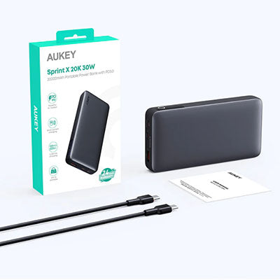 Aukey PB-Y42 30W 20000mAh Portable Power Bank