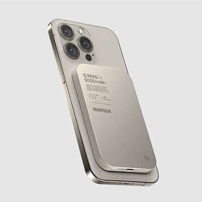 Momax Q.Mag X Magnetic Wireless Power Bank 5000mAh by Corporate Gift Store Singapore