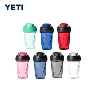 Yeti Yonder® 20 oz Shaker Bottle collection in various colors with innovative design for fitness enthusiasts.
