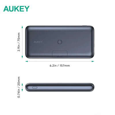 Aukey PB-WL03 20,000mAh 22.5W Wireless Powerbank PD by Corporate Gift Store Singapore