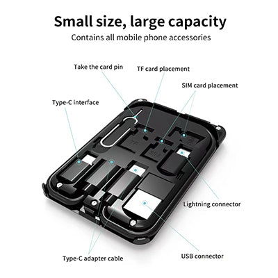 Multifuctional Cables Storage Box with Wireless Charging by Corporate Gift Store Singapore