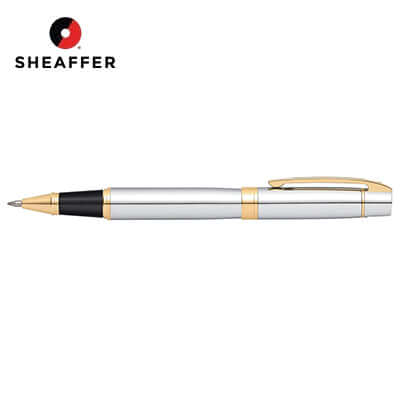 Sheaffer® 300 Chrome with Gold Trims Rollerball Pen by Corporate Gift Store Singapore