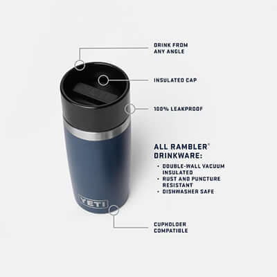 Yeti Rambler® Travel Water Bottle with Commuter Cap by Corporate Gift Store Singapore