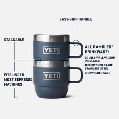 Yeti Rambler® 6 oz Stackable Mugs by Corporate Gift Store Singapore