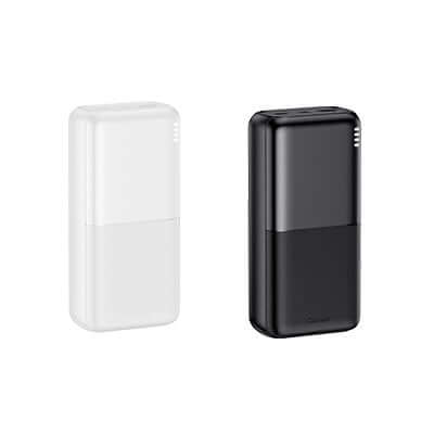 Remax RPP-177 Fast Charging Powerbank 30000mAh in Cool Black and Moonlight White.