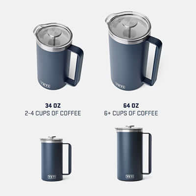 Yeti Rambler™ 34 oz French Press with Twist-To-Lock French Press Lid by Corporate Gift Store Singapore