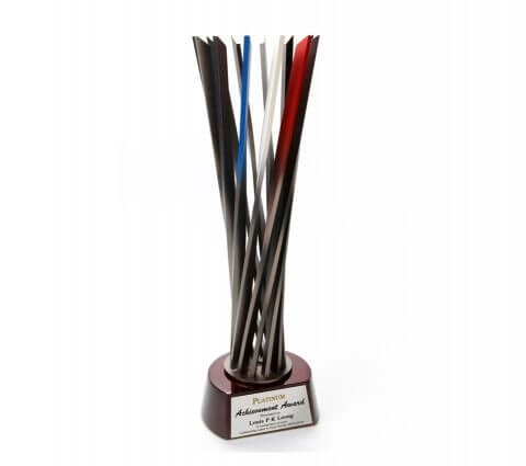 Radius Champion on Wood Base by Corporate Gift Store Singapore