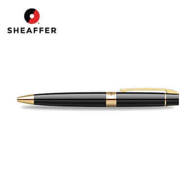 Sheaffer® Glossy Black Ballpoint Pen With Gold-tone Trim by Corporate Gift Store Singapore