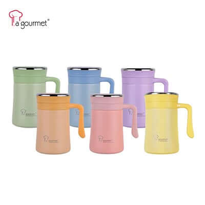 La Gourmet Spring 0.5L Thermal Mug With Strainer by Corporate Gift Store Singapore