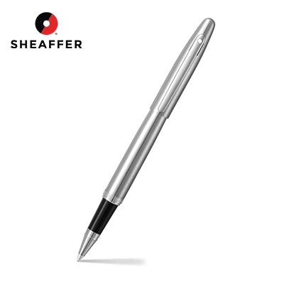 Sheaffer® VFM 9426 Brushed Chrome Rollerball Pen With Chrome Trim by Corporate Gift Store Singapore