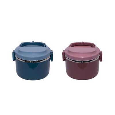 Round Single Layer Lunch Box 1000ml by Corporate Gift Store Singapore