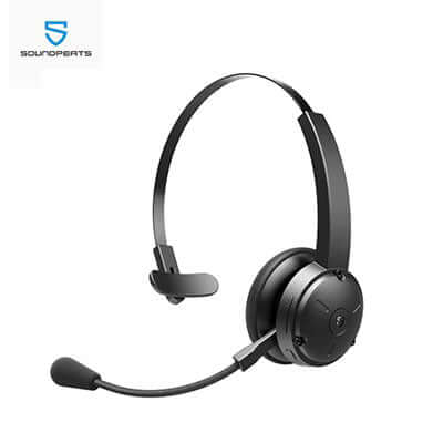 SOUNDPEATS A7 Pro AI Noise Cancellation Trucker Bluetooth Headset by Corporate Gift Store Singapore