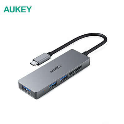 Aukey CB-C63 3 USB 3.1 Port with Card Reader Hub