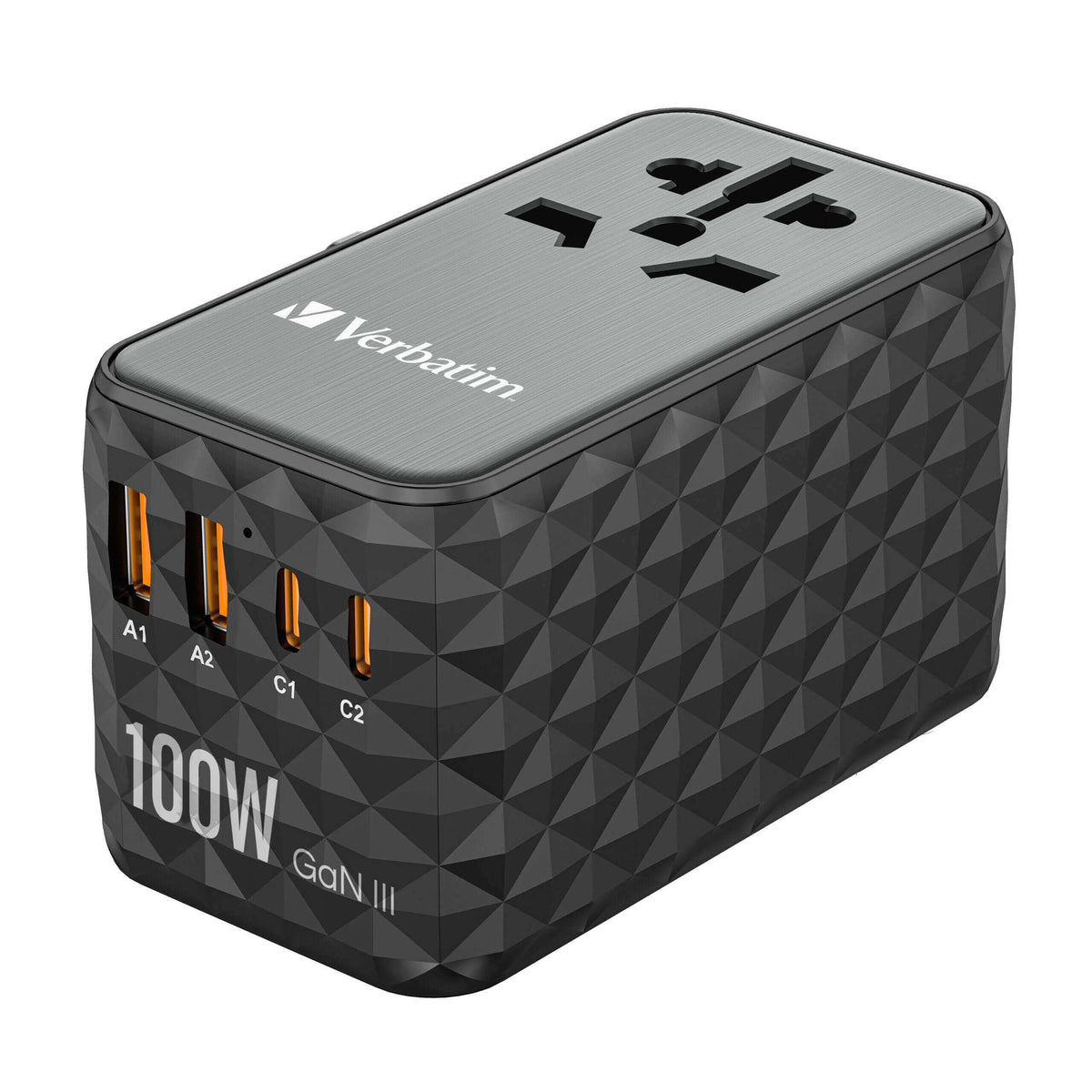 Verbatim 32121 GaN III 100W Universal Travel Adapter by Corporate Gift Store Singapore