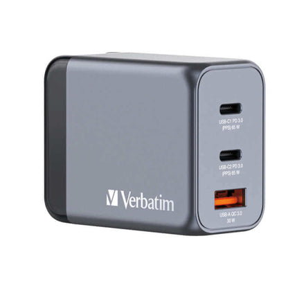 Verbatim 3-Port 65W GaN Charger 32201 by Corporate Gift Store Singapore