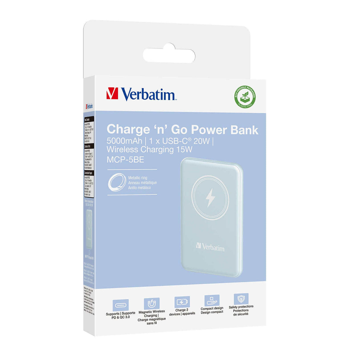 Verbatim 5000mAh Magnetic Wireless Power Bank (MCP-5) by Corporate Gift Store Singapore