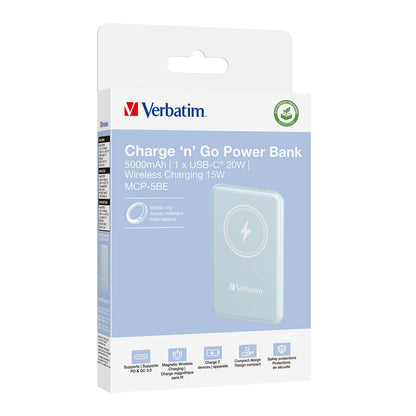 Verbatim 5000mAh Magnetic Wireless Power Bank (MCP-5) by Corporate Gift Store Singapore