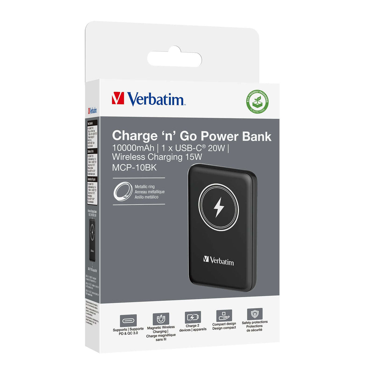 Verbatim 10000mAh Magnetic Wireless Power Bank (MCP-10) by Corporate Gift Store Singapore