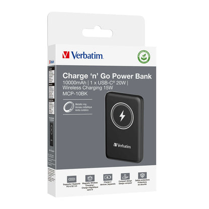 Verbatim 10000mAh Magnetic Wireless Power Bank (MCP-10) by Corporate Gift Store Singapore