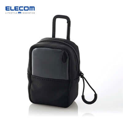 ELECOM TWS-EP23FLBK Earphone Case Pouch