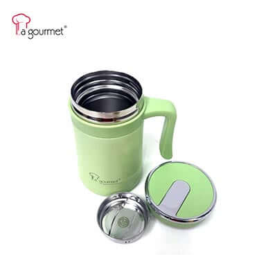 La Gourmet Spring 0.5L Thermal Mug With Strainer by Corporate Gift Store Singapore