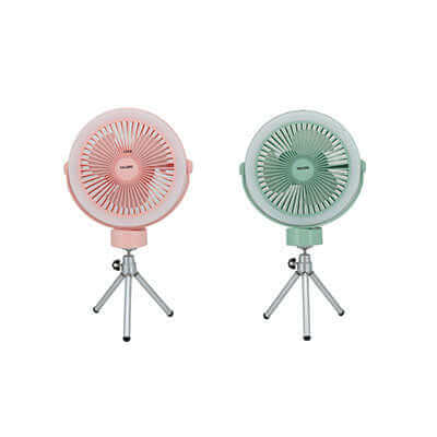 Valore Rechargeable Fan with Tripod & LED Light (LA31) by Corporate Gift Store Singapore