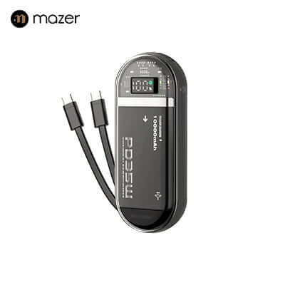 Mazer PowerCharge Link 1035 10,000mAh PD35W Power Bank by Corporate Gift Store Singapore