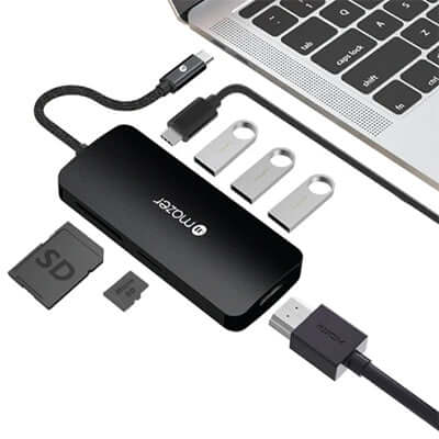 Mazer USB-C Multiport Hub 7-in-1 by Corporate Gift Store Singapore