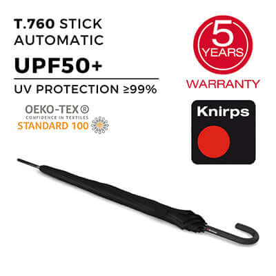Knirps T.760 Stick Automatic Umbrella (UV Protection) by Corporate Gift Store Singapore
