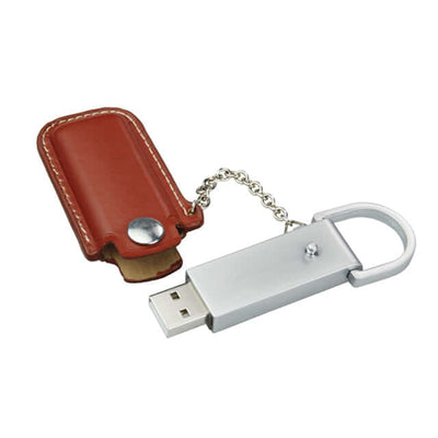 U206 PU Leather USB Drive